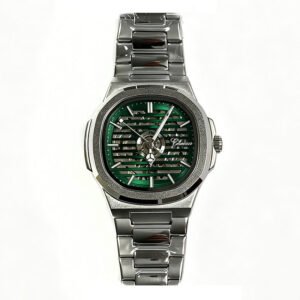 Customized 316L SS Steel Classic Men's Luxury Swiss Movement Skeleton Automatic Watch
